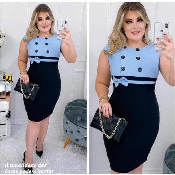 Vestido Tubinho Boneca Delicado