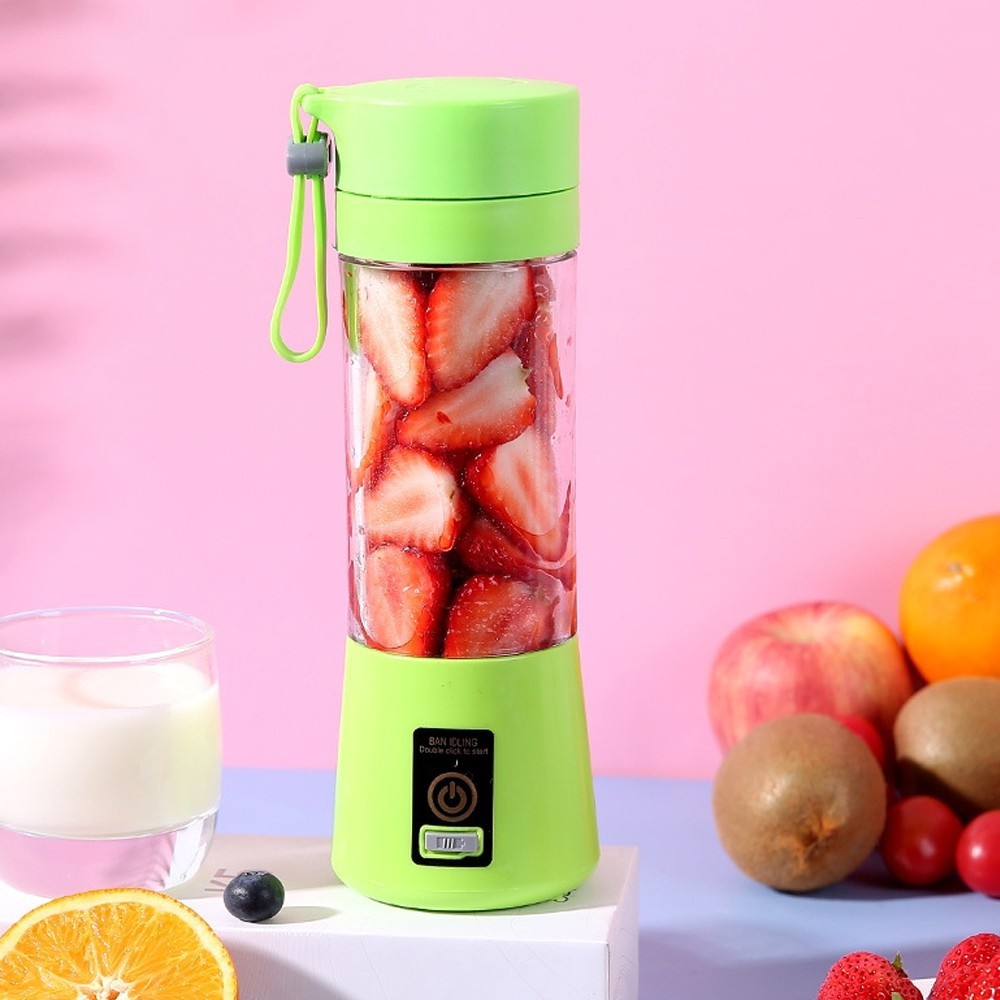 Mini Liquidificador Portátil 6 Lâminas Juice Cup - Shake Vitaminas Usb  Academia - ACHATUDOSTORE