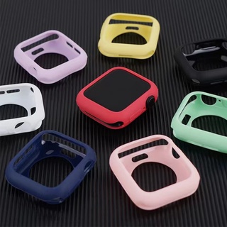 Capa Case capinha de Silicone TPU para Apple Watch Compatível 38 40 42 44 41 45mm iwo 11 12 13 mini w56