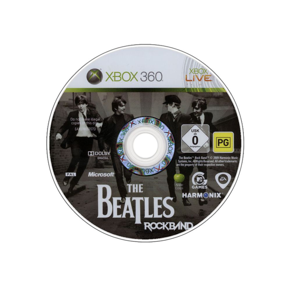 The Beatles Rockband Original Xbox 360 - Somente disco original, sem capinha. Com garantia e nota fiscal
