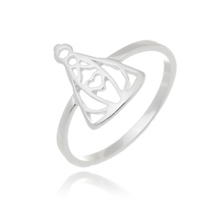 Anel de Prata 925 Pura Nossa Senhora
