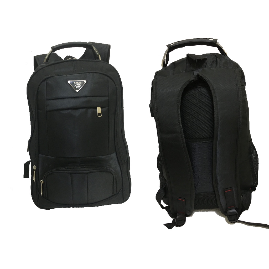 Mochila Preta Masculina Para Notebook impermeavel Grande Resistente