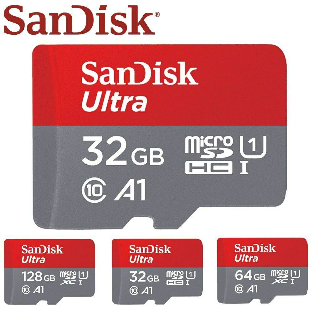 Cartão De Memória SanDisk Classe 10 Flash 32GB micro SD 128GB 256GB 512GB Mini 64GB TF Para Celular/Desktop/Computador