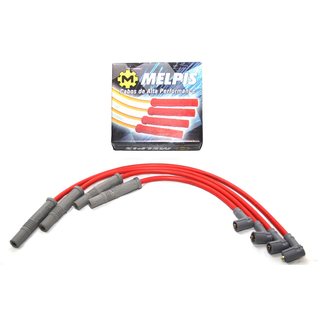 CABO DE VELA VERMELHO 10MM  FIORINO / PICK UP 1.0 1.5 8V MPI 1996 A 1999 - SIENA 1.0 1.5 8V MPI 1996 EM DIANTE SC-T54