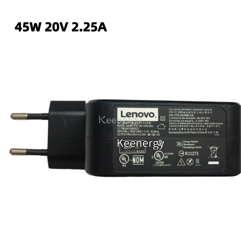 45W 2.25A AC Adapter For Lenovo ideapad 320 130S ADP-45DWA PA-1450-55LL |  Shopee Brasil