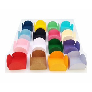 50 Forminha para doce ou bombom de papel modelo petala lisa papel 180g