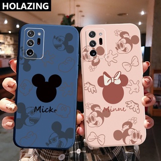 Capa Protetora De Mickey Quadrada Para Samsung Galaxy Note 20 Ultra A30 A20 A50S A10 A12 M12 M10