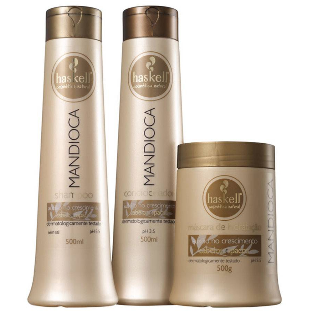 Kit Haskell Mandioca Trio (3 Produtos) 500ML