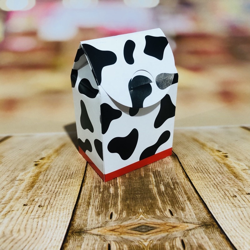 8 caixa MILK lembrancinha festas TEMA VAQUINHA 80.22 em Oferta na Shopee