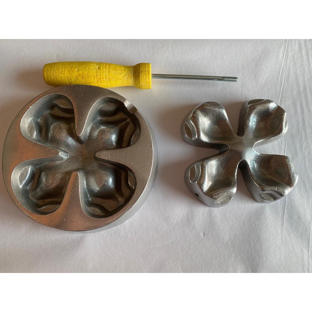 Frisador Golfrador Para Forminhas Rosa Pedra 12 Cm - em  Alumínio para Forminhas, EVA tecidos etc...