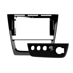 Moldura Padrão 9" Volks Gol, Voyage, Saveiro, G6 - Black Piano