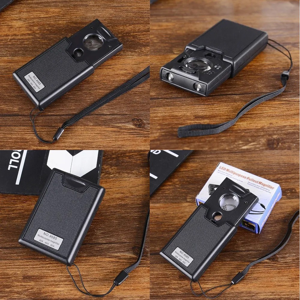 Lupa de Bolso Multiuso 30x 45x e 60x Uso Profissional Envio no Dia — R$ 29,04 em Shopee