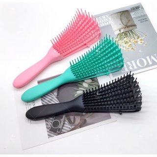 Pente De Cabelo Escova Polvo Massagem CORES ALEATORIAS
