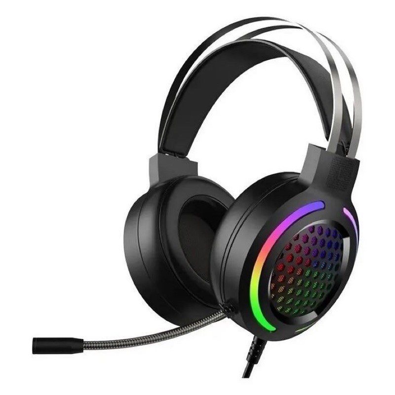 Fone De Ouvido Headset Gamer Pc, Console, Notebook ,TD-LTE LED RGB AS 60.