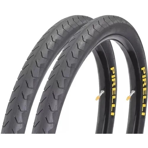 Par Pneu Bicicleta Pirelli Aro 26 X 1.95 Phantom Street Slick Urbano Bike Mtb