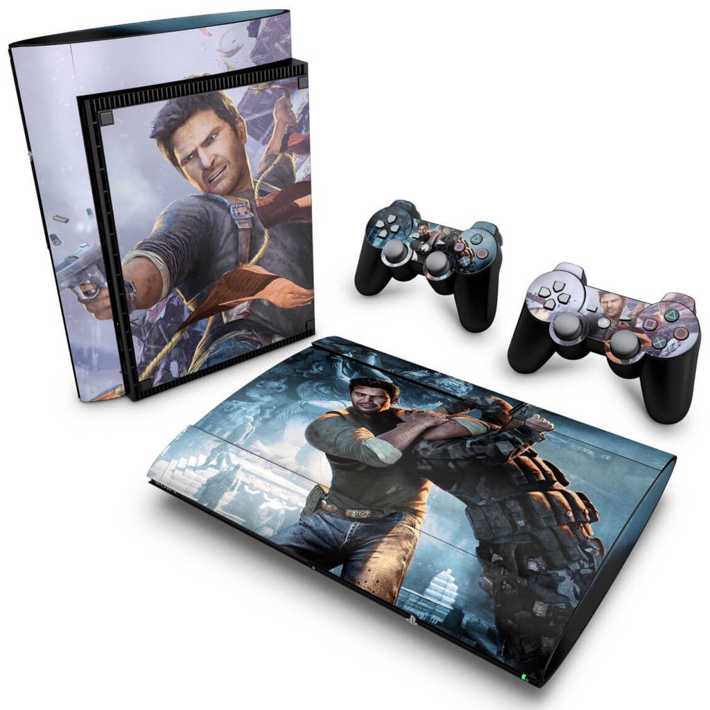 Skin PS3 Super Slim Adesivo - Uncharted 2