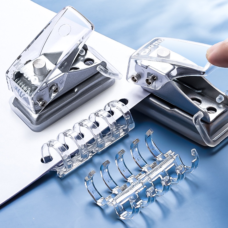 Mini Furador De Furo E Anéis De Folha Soltas De Plástico , Transparente ...