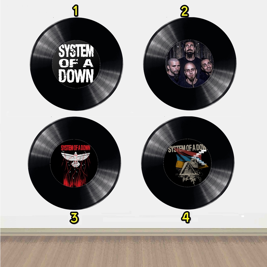 Disco Vinil System Of Down Banda Lp Decorativo em Oferta na Shopee