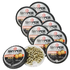 Kit 10 Chumbinho Titanium Domed Gold 5.5mm - Snyper