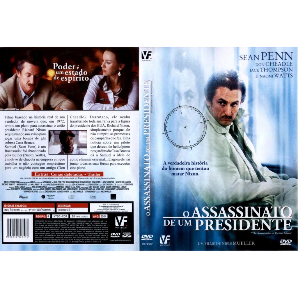 Dvd O Assassinato De Um Presidente, Sean Penn, Original
