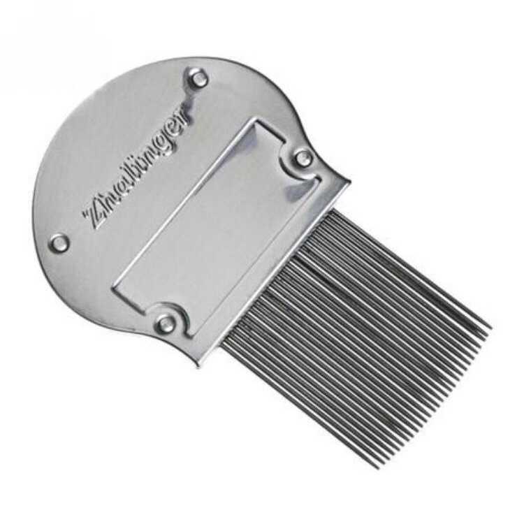 Pente Extrator de Piolhos E Lêndeas Aço Inox Zhalinger ENVIO RÁPIDO