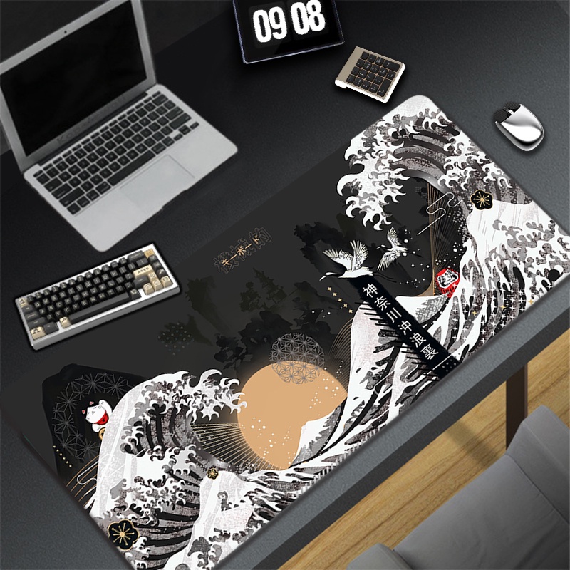 Mouse Pad Grande 90X40 Couro Gamer Desk Pad Dragão Azul Jogo em Promoção na  Americanas