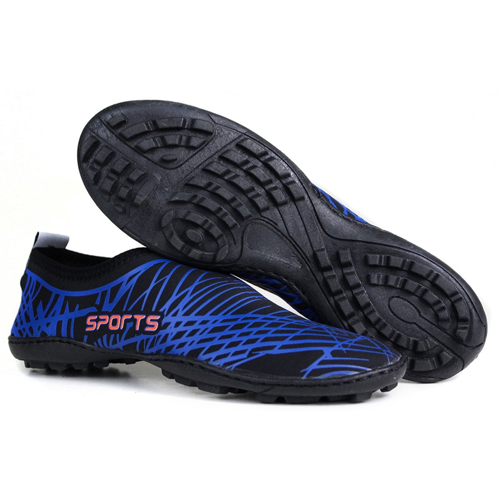 Sapatilha Neoprene Sola Tratorada Antiderrapante - Azul