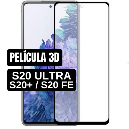 Película de Vidro 3D 9D Samsung Galaxy S20 FE Celular e Smartphone Proteção Com Privacidade Spy
