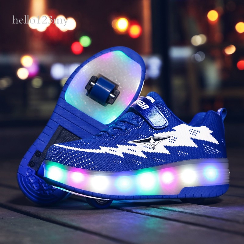 tenis de rodinha com led recarregavel