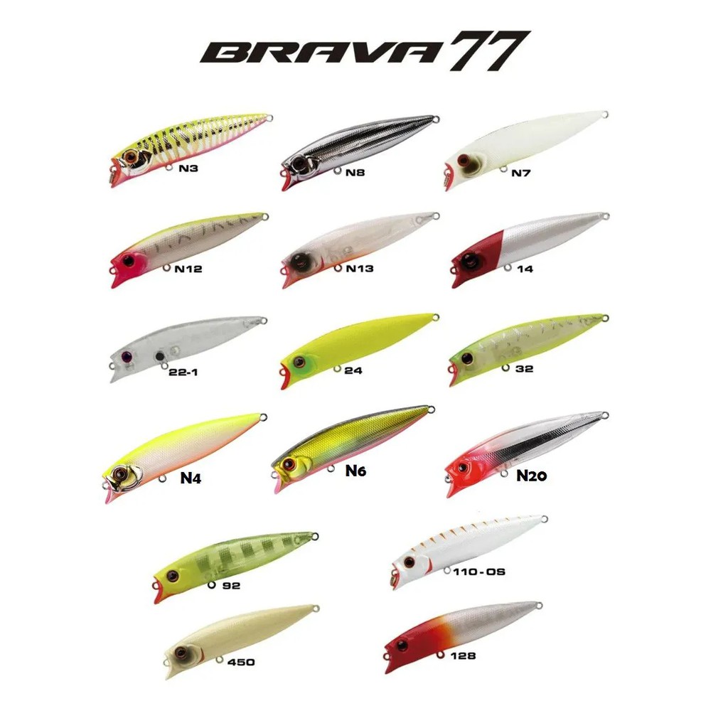 Isca Artificial Marine Sports Brava 77 - Varias Cores