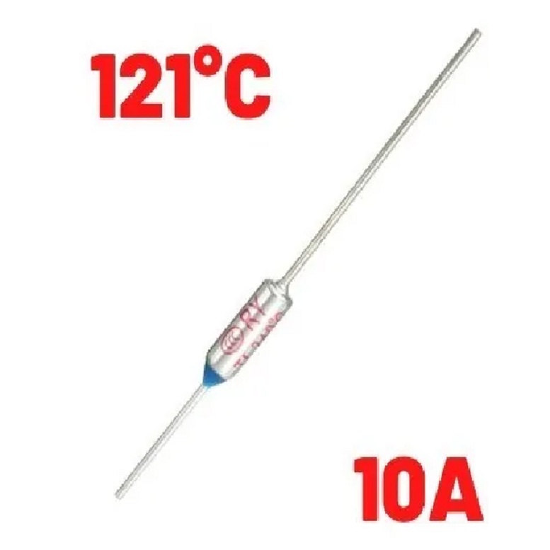 Fusível Térmico 10A/250V - 121° Graus Green