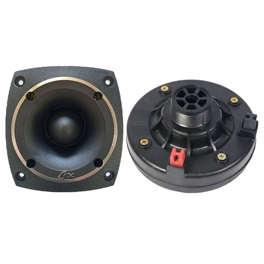 Kit 1 Super Tweeter Profissional + 1 Driver Corneta 150w Rms Compet