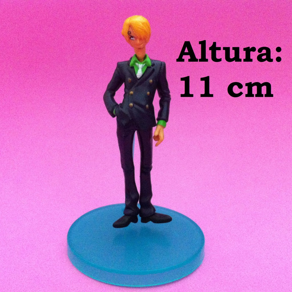 Figure Anime One Piece - Personagem Sanji PVC  FG861 Boneco Miniatura Action Coleção