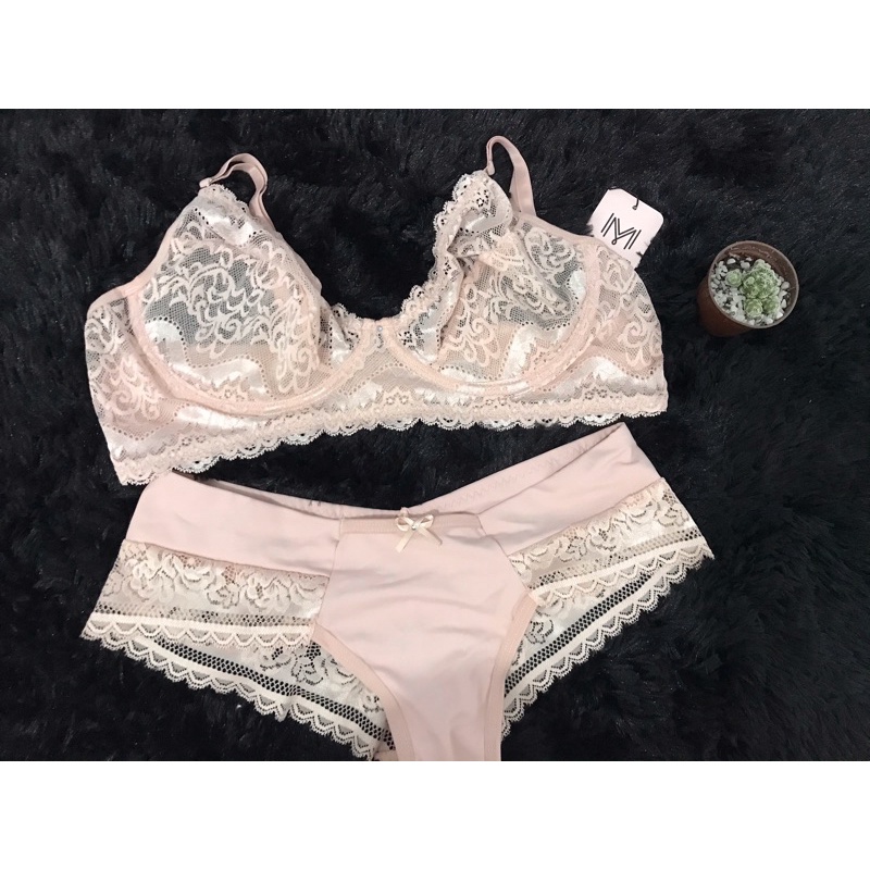 Conjunto Sem Bojo Em Renda Shopee Brasil 6501