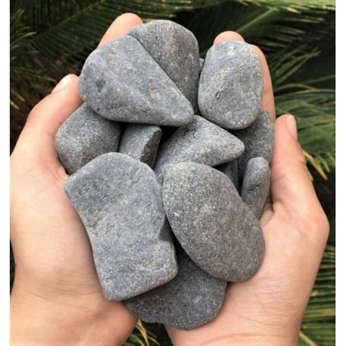 01 kg PEDRA PRETA N. 2 (MÉDIA) LAVADA P/ DECORAÇÃO  ARTESANATO JARDINS em Oferta na Shopee