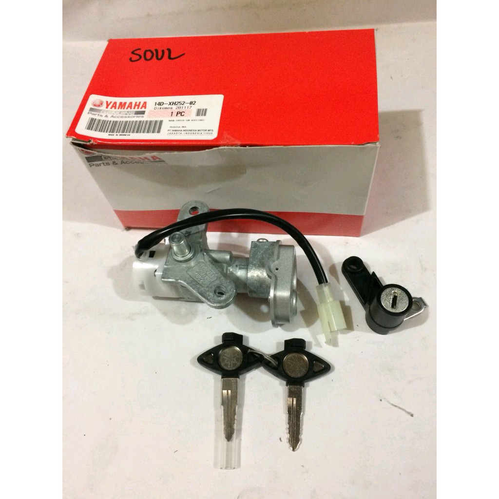 Conjunto Completo De Chave De Contato YAMAHA MIO SOUL ORIGINAL 14D-XH2452-02