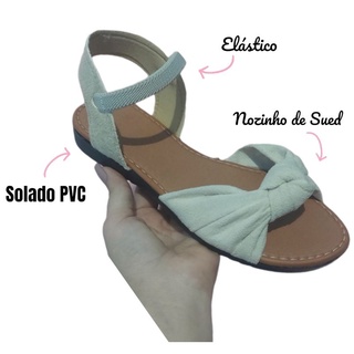 Sandália Feminina 1 Nozinho Elástico Lançamento Original Promoção TAMANHO ESPECIAL ATÉ o 43