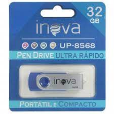 PenDrive Inova  8/16/32gb  Usb 2.0 Lacrado No Blister Original