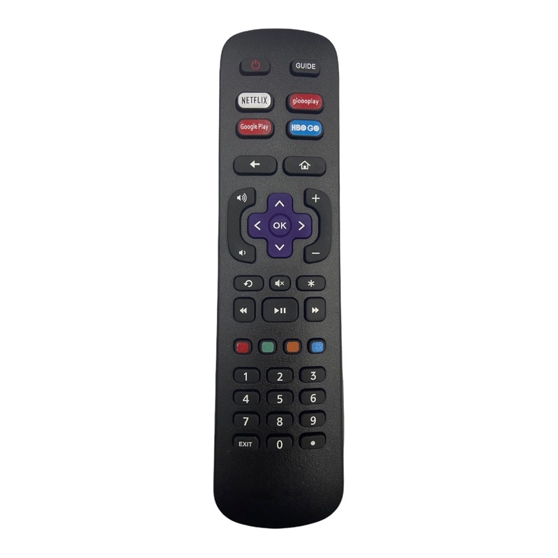 Controle Remoto para TV LED AOC Roku Smart com Netflix / Hbo Go / Google Play / Globo Play - 9125