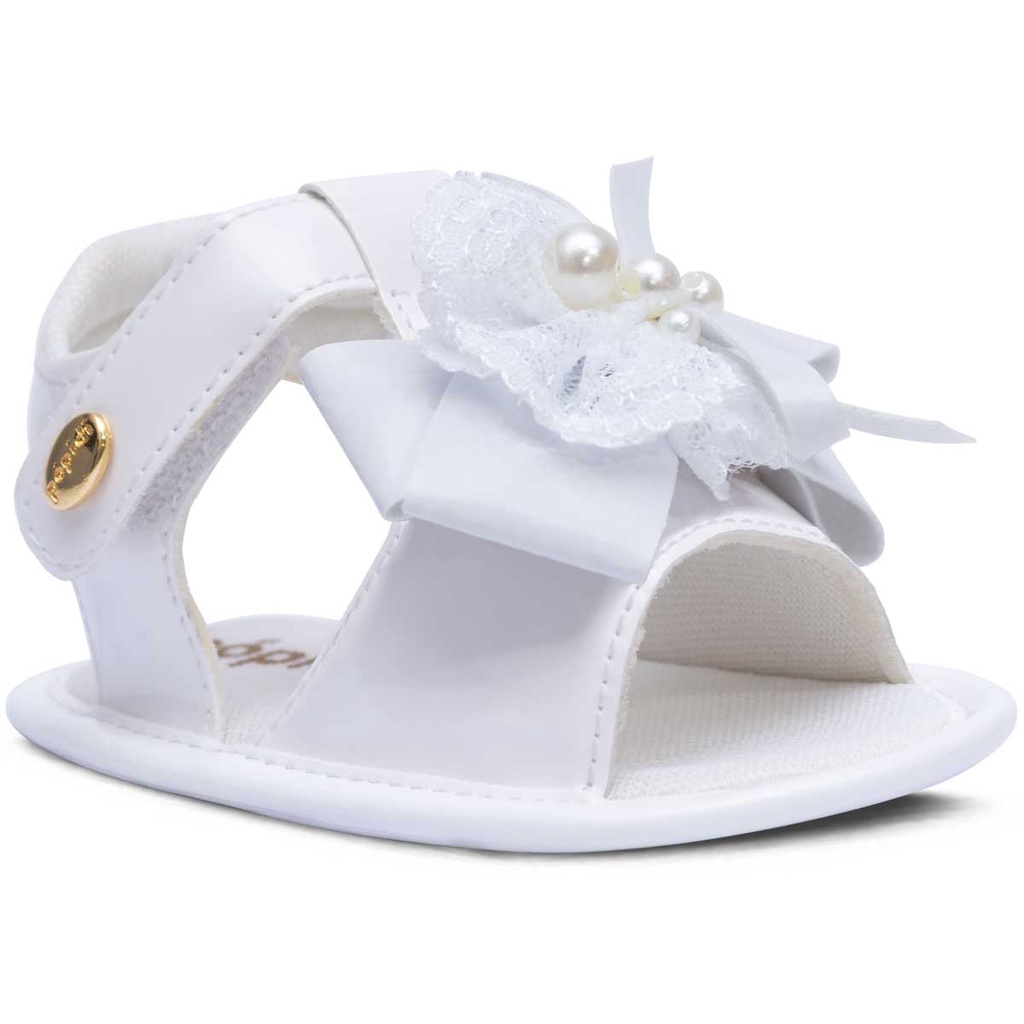 Sandália Bebê Menina Infantil Sapatilha Confort Festa 01.17