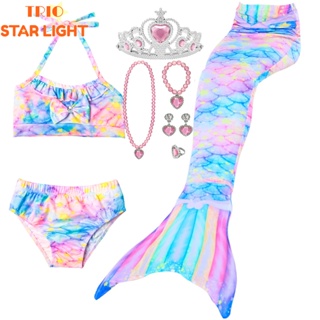 Traje De Cauda De Sereia Para Meninas Crianças Cosplay Festa De Aniversário Princesa em Oferta na Shopee