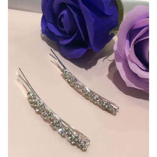 Kit 1 ate 6 Par Grampo Com Strass Para  Festa Moda Feminina Meninas/ O estilo é enviado aleatoriamente em Oferta na Shopee