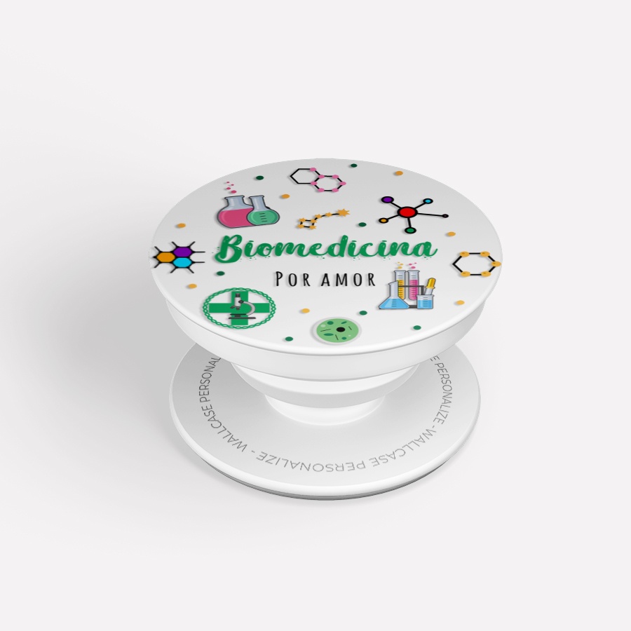 Suporte de dedo para celular Pop Cell Profissão Biomedicina POP1315