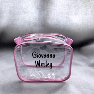 Mini Necessaire PERSONALIZADA escrevemos oque desejar em Oferta na Shopee