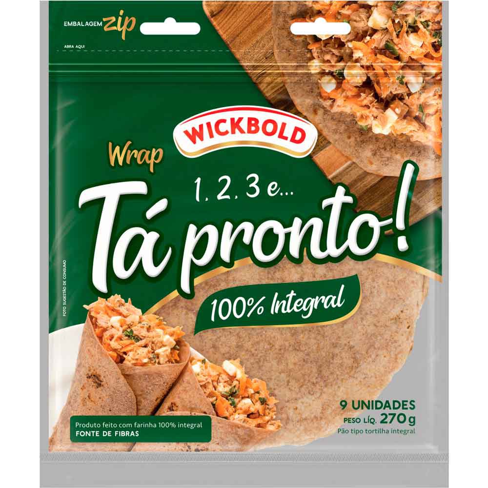 Pão Tá Pronto 100% Integral Wickbold 270g