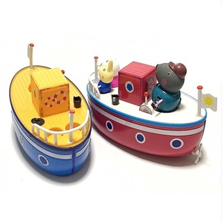 Peppa Porco George Barco Pirata Modelo Família Papeles Boneca Crianças Brinquedos Presentes Infantis
