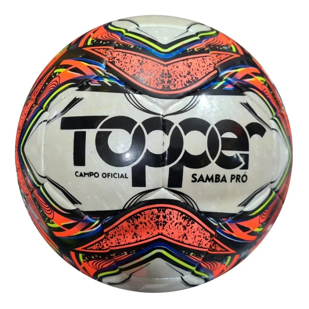 Bola De Futebol Campo Topper Samba Prooriginal Pu Costurada Shopee Brasil