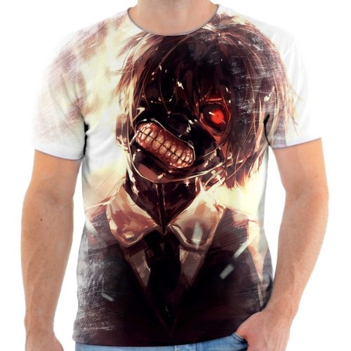 Camiseta Camisa Personalizada Tokyo Ghoul Anime 4