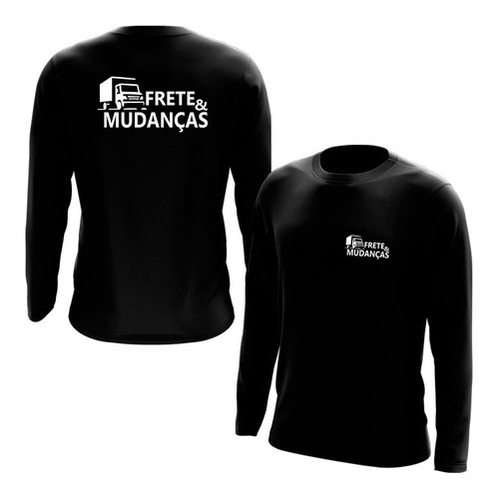 Camiseta Manga Longa Frete E Mudanças Uniforme Profissional em Oferta na Shopee