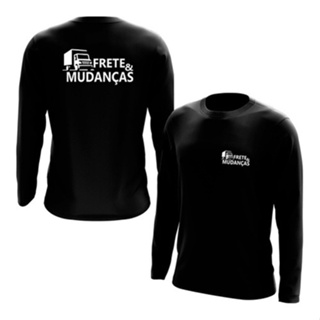 Camiseta Manga Longa Frete E Mudanças Uniforme Profissional em Oferta na Shopee